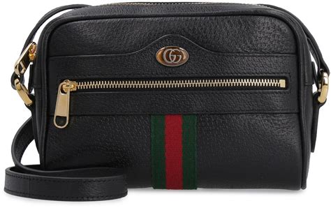 gucci.cross bag|GUCCI Ophidia mini textured leather.